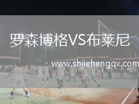 羅森博格VS布萊尼